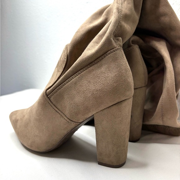 Over the knee tan boots size 9 - Picture 4 of 4